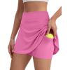 image:imageSkorts for Woman Tennis Skirt with Pockets Shorts Golf Skort High Waisted Athletic Skirts Workout PickleballPink