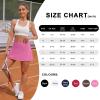 image:imageSkorts for Woman Tennis Skirt with Pockets Shorts Golf Skort High Waisted Athletic Skirts Workout PickleballPink