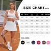 image:imageSkorts for Woman Tennis Skirt with Pockets Shorts Golf Skort High Waisted Athletic Skirts Workout PickleballWhite