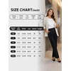 image:imageDLOODA Wide Leg Dress Pants for Women High Wasited Stretchy Work Pants Business Casual Outfits Slacks Trousers with PocketsBlack