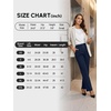 image:imageDLOODA Wide Leg Dress Pants for Women High Wasited Stretchy Work Pants Business Casual Outfits Slacks Trousers with PocketsNavy Blue