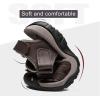 imageVISIONREAST Mens Leather Sandals  Outdoor Hiking ampamp Waterproof Athletic Sports Sandals  Fisherman Beach Shoes with Closed ToeAdark Brown