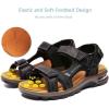 imagevisionreast Mens Athletic Sandals Open Toe Hiking Outdoor Nonslip Sandals Air Cushion Sport Casual Beach SandalsBblack