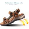 imagevisionreast Mens Athletic Sandals Open Toe Hiking Outdoor Nonslip Sandals Air Cushion Sport Casual Beach SandalsCbrown