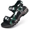 imagevisionreast Mens Athletic Sandals Open Toe Hiking Outdoor Nonslip Sandals Air Cushion Sport Casual Beach SandalsFwhite and Green