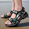 imagevisionreast Mens Athletic Sandals Open Toe Hiking Outdoor Nonslip Sandals Air Cushion Sport Casual Beach SandalsFwhite and Green