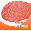 imagevisionreast Mens Athletic Sandals Open Toe Hiking Outdoor Nonslip Sandals Air Cushion Sport Casual Beach SandalsNorange and Black