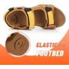 imagevisionreast Mens Athletic Sandals Open Toe Hiking Outdoor Nonslip Sandals Air Cushion Sport Casual Beach SandalsObrown and Yellow