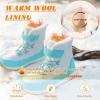 imagevisionreast Women Warm Winter Snow Boots Waterproof Outdoor Fleece Fur Lined Shoes Non Slip Hiking Sneaker Booties