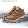 image:imageMen Womens Winter Snow Boots Outdoor Hiking Booties Non Slip Warm Fur Lined Shoes