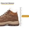 image:imageMen Womens Winter Snow Boots Outdoor Hiking Booties Non Slip Warm Fur Lined Shoes