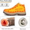 image:imageMen Womens Winter Snow Boots Outdoor Hiking Booties Non Slip Warm Fur Lined Shoes