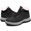 image:imagevisionreast Men Womens Winter Snow Boots High Top Outdoor Hiking Booties Non Slip Warm Fur Lined Shoes