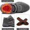 image:imagevisionreast Men Womens Winter Snow Boots Fur Lined Warm Walking Sneaker NonSlip Ankle Booties Lightweight Outdoor Hiking Shoes