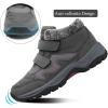 image:imagevisionreast Men Womens Winter Snow Boots Fur Lined Warm Walking Sneaker NonSlip Ankle Booties Lightweight Outdoor Hiking Shoes