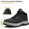 image:imagevisionreast Men Womens Winter Snow Boots High Top Outdoor Hiking Booties Non Slip Warm Fur Lined Shoes