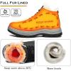 image:imagevisionreast Men Womens Winter Snow Boots High Top Outdoor Hiking Booties Non Slip Warm Fur Lined Shoes