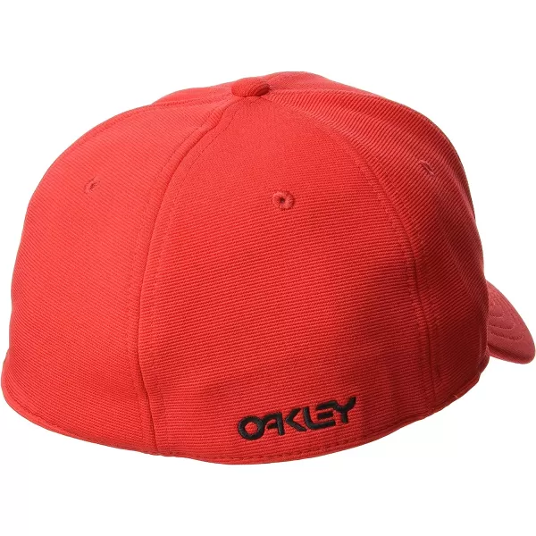imageOakley 6 Panel Stretch Hat EmbossedHigh Risk Red