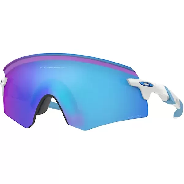 imageOakley Encoder OO9471 Rectangle Sunglasses for Men BUNDLE Leash Designer iWear Care KitPolished White  Prizm Sapphire