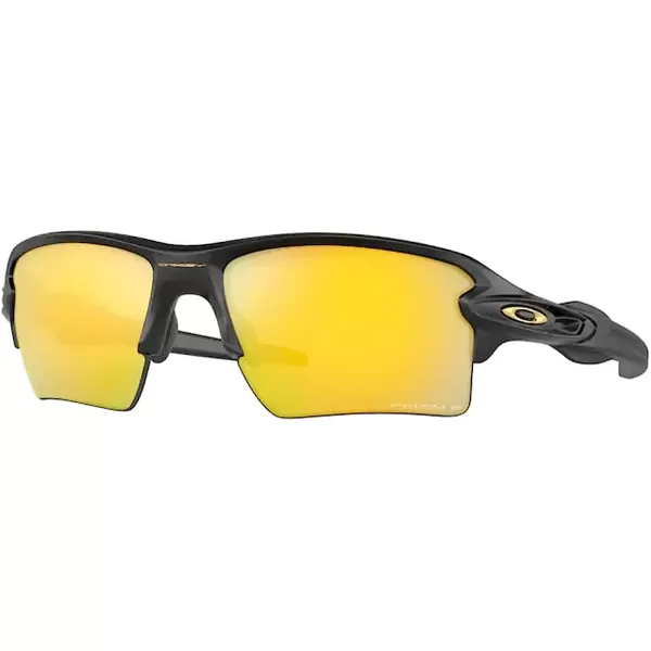 imageOakley Flak 20 XL OO9188 Sunglasses For Men BUNDLE Leash Designer iWear Care KitMatte Black  24k Polarized