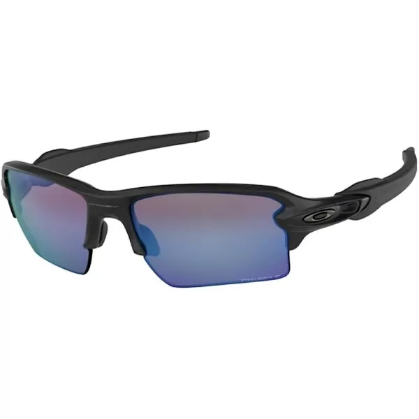 imageOakley Flak 20 XL OO9188 Sunglasses For Men BUNDLE Leash Designer iWear Care KitMatte BlackPrizm Deep H2o Polarized