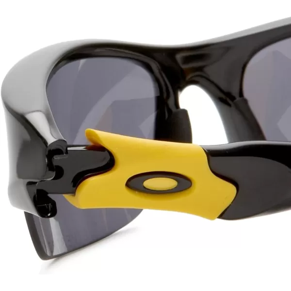 imageOakley Flak Jacket 43 Polarized Replacement Sunglasses LensesLivestrong Jet Black FrameBlack Lens