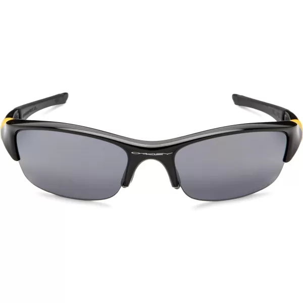 imageOakley Flak Jacket 43 Polarized Replacement Sunglasses LensesLivestrong Jet Black FrameBlack Lens