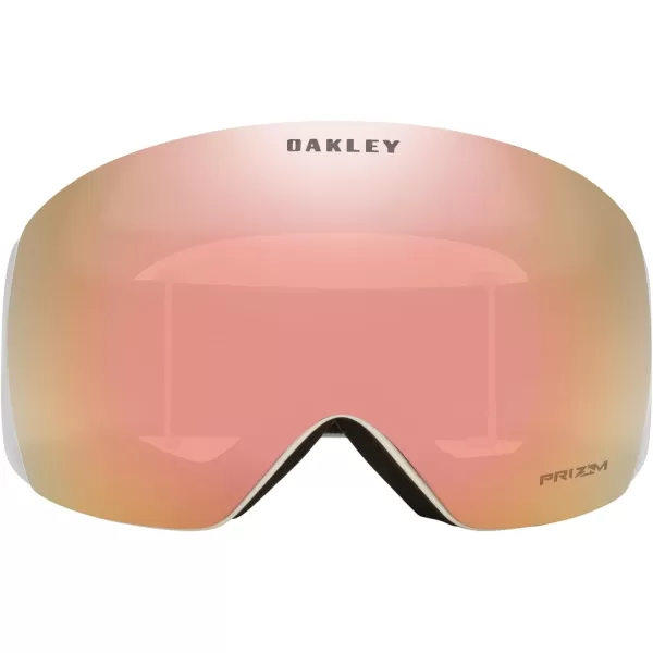 imageOakley Flight Deck L Snow GoggleMatte White StrapPrizm Rose Gold Iridium Lens