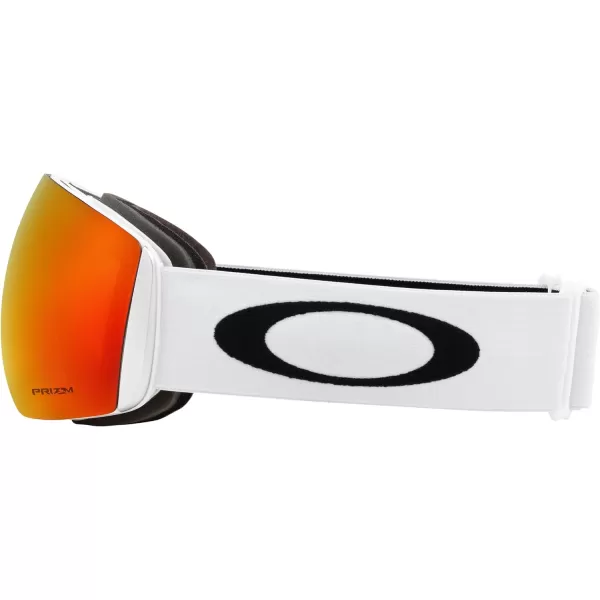 imageOakley Flight Deck L Snow GoggleMatte White StrapPrizm Snow Torch Iridium Lens