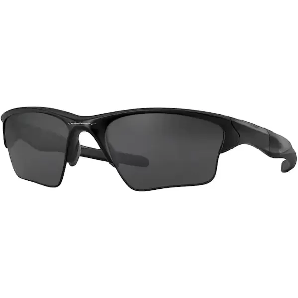 imageOakley Half Jacket 20 XL OO9154 Sunglasses For Men BUNDLE Leash Designer iWear Care KitMatte Black  Grey
