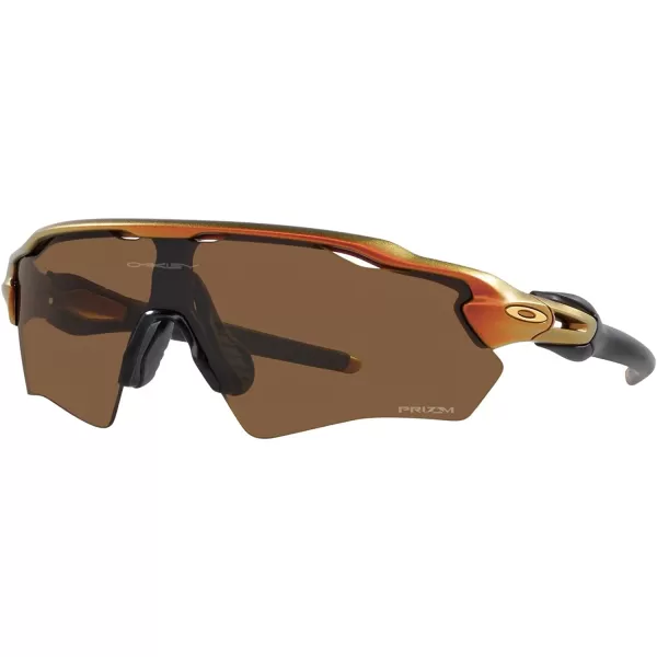 imageOakley Kids Oj9001 Radar Ev Xs Path Rectangular SunglassesMatte RedGold ColorshiftPrizm Bronze