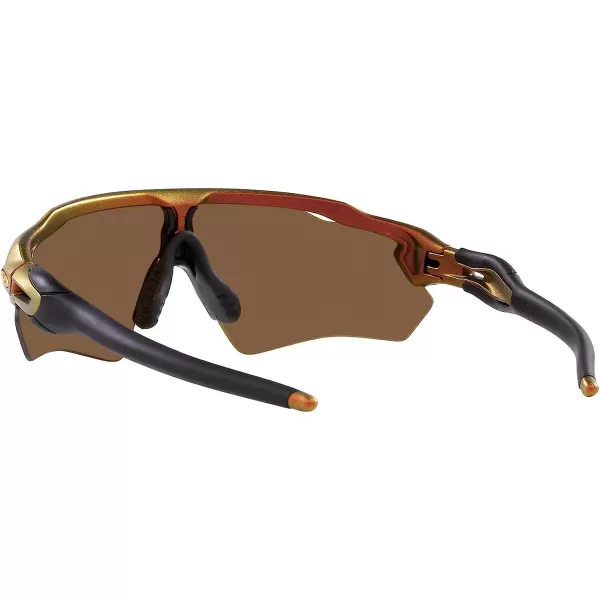 imageOakley Kids Oj9001 Radar Ev Xs Path Rectangular SunglassesMatte RedGold ColorshiftPrizm Bronze