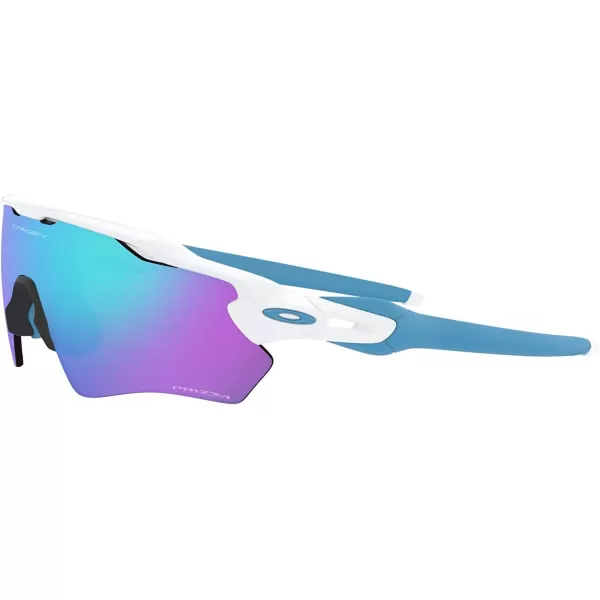 imageOakley Kids Oj9001 Radar Ev Xs Path Rectangular SunglassesPolished WhitePrizm Sapphire