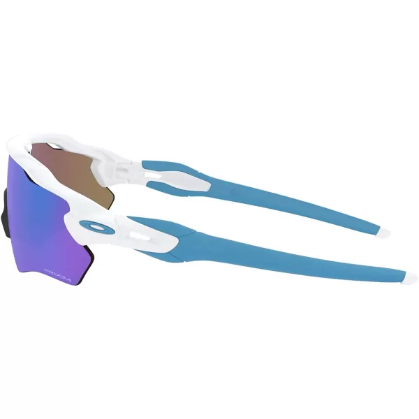 imageOakley Kids Oj9001 Radar Ev Xs Path Rectangular SunglassesPolished WhitePrizm Sapphire