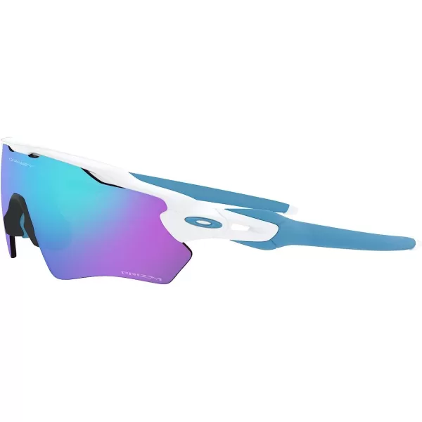 imageOakley Kids Oj9001 Radar Ev Xs Path Rectangular SunglassesPolished WhitePrizm Sapphire