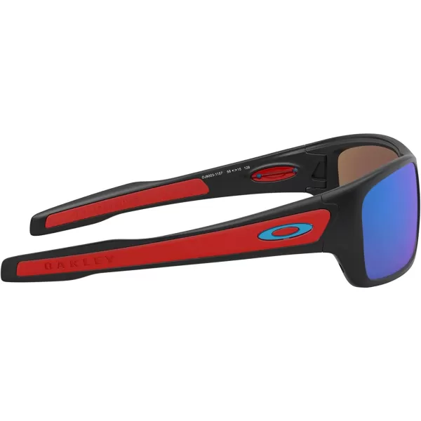 imageOakley Kids Oj9003 Turbine Xs Rectangular SunglassesMatte BlackPrizm Sapphire