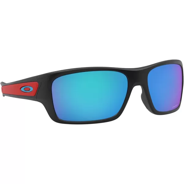 imageOakley Kids Oj9003 Turbine Xs Rectangular SunglassesMatte BlackPrizm Sapphire