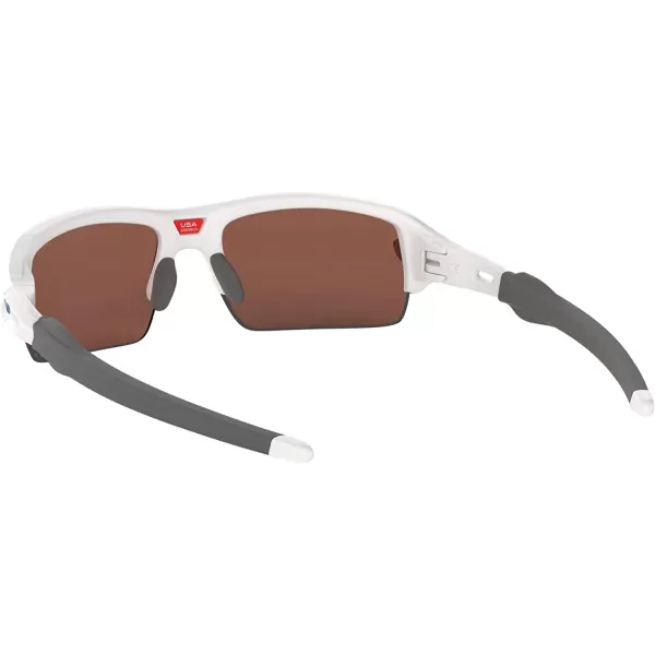 imageOakley Kids Oj9005 Flak Xs Rectangular SunglassesPolished WhitePrizm Deep Water Polarized