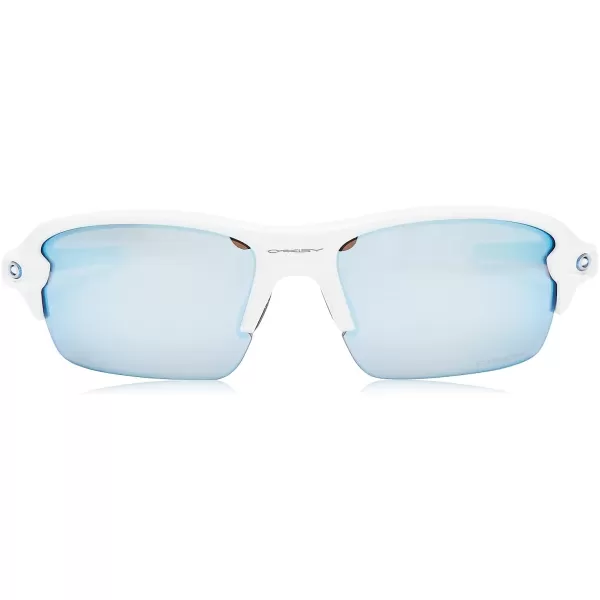 imageOakley Kids Oj9005 Flak Xs Rectangular SunglassesPolished WhitePrizm Deep Water Polarized