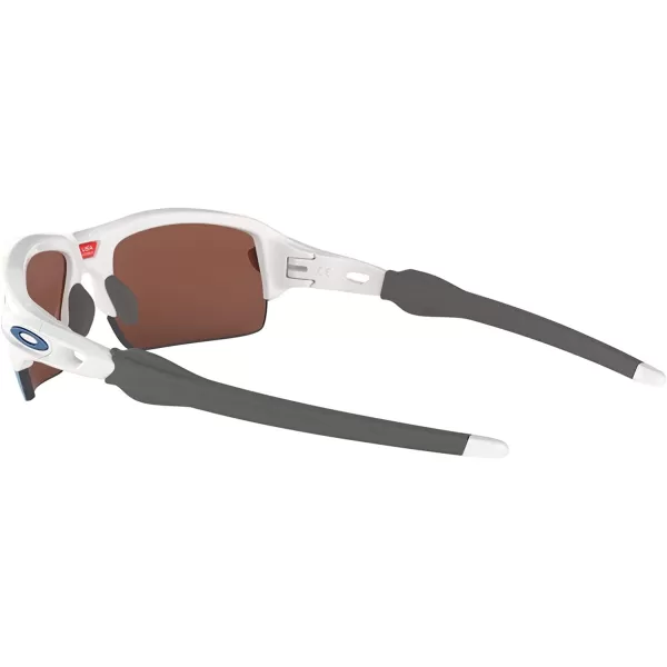 imageOakley Kids Oj9005 Flak Xs Rectangular SunglassesPolished WhitePrizm Deep Water Polarized