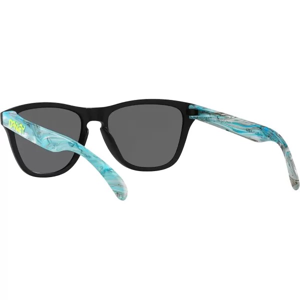 imageOakley Kids Oj9006 Frogskins Xs Square SunglassesMatte Black Sanctuary SwirlPrizm Black