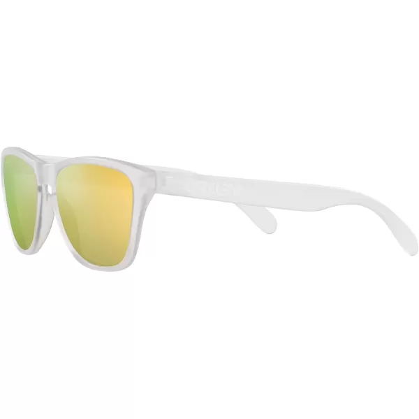 imageOakley Kids Oj9006 Frogskins Xs Square SunglassesMatte ClearPrizm Rose Gold