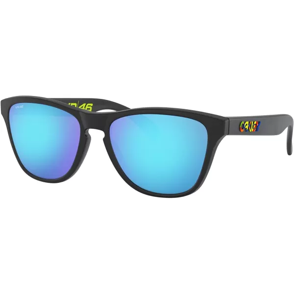 imageOakley Kids Oj9006 Frogskins Xs Square SunglassesPolished BlackPrizm Sapphire