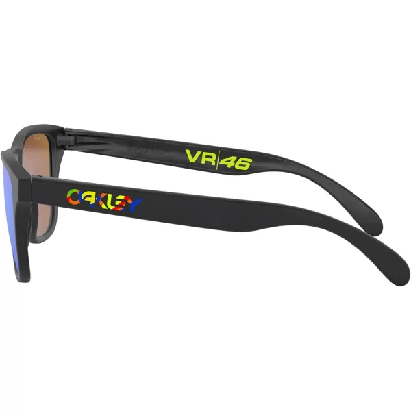 imageOakley Kids Oj9006 Frogskins Xs Square SunglassesPolished BlackPrizm Sapphire