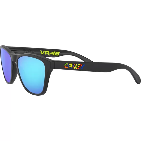 imageOakley Kids Oj9006 Frogskins Xs Square SunglassesPolished BlackPrizm Sapphire
