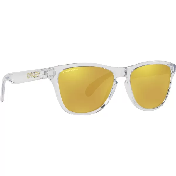 imageOakley Kids Oj9006 Frogskins Xs Square SunglassesPolished ClearPrizm 24k Polarized
