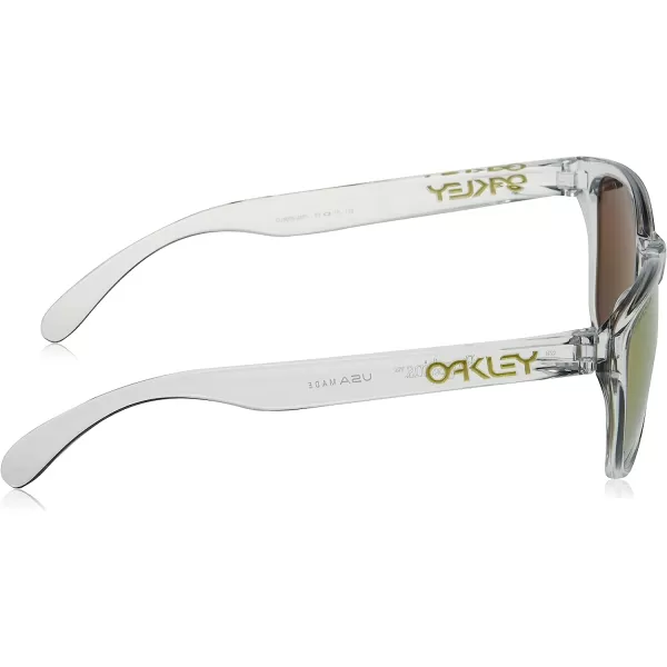 imageOakley Kids Oj9006 Frogskins Xs Square SunglassesPolished ClearPrizm 24k Polarized