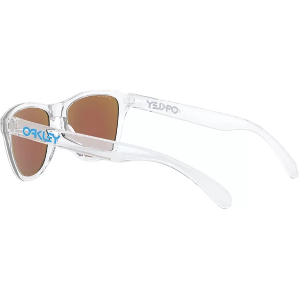 imageOakley Kids Oj9006 Frogskins Xs Square SunglassesPolished ClearPrizm Sapphire