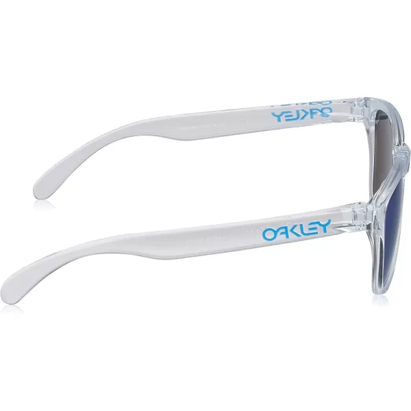 imageOakley Kids Oj9006 Frogskins Xs Square SunglassesPolished ClearPrizm Sapphire