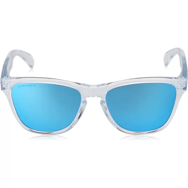 imageOakley Kids Oj9006 Frogskins Xs Square SunglassesPolished ClearPrizm Sapphire
